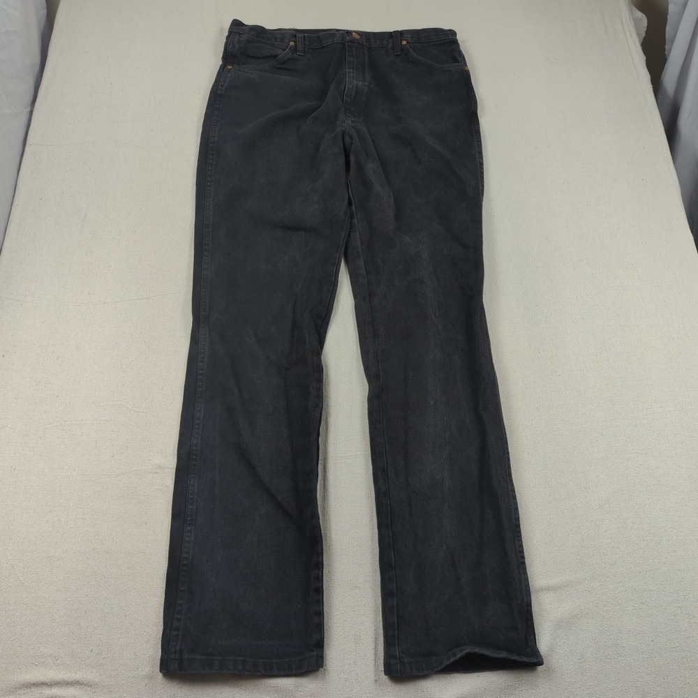 Wrangler Jeans Mens 38x36 Black 936 Cowboy Cut Western Rodeo